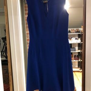 Royal Blue Cache Dress with Gold Accents - Size 10